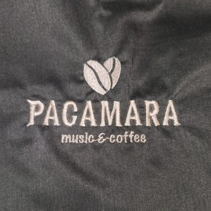 Camisa con logotipo bordado en el pecho izquierdo