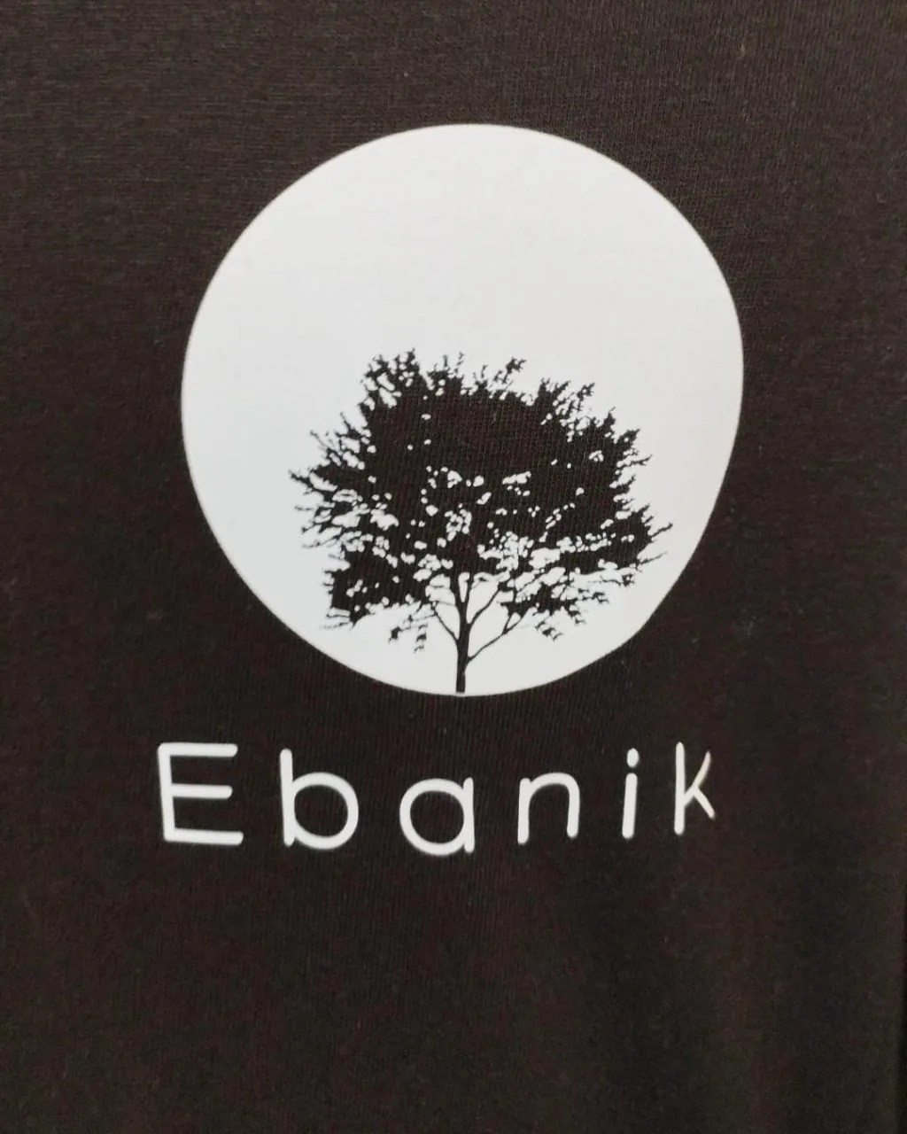 Camiseta con logotipo estampado en DTF en el pecho izquierdo