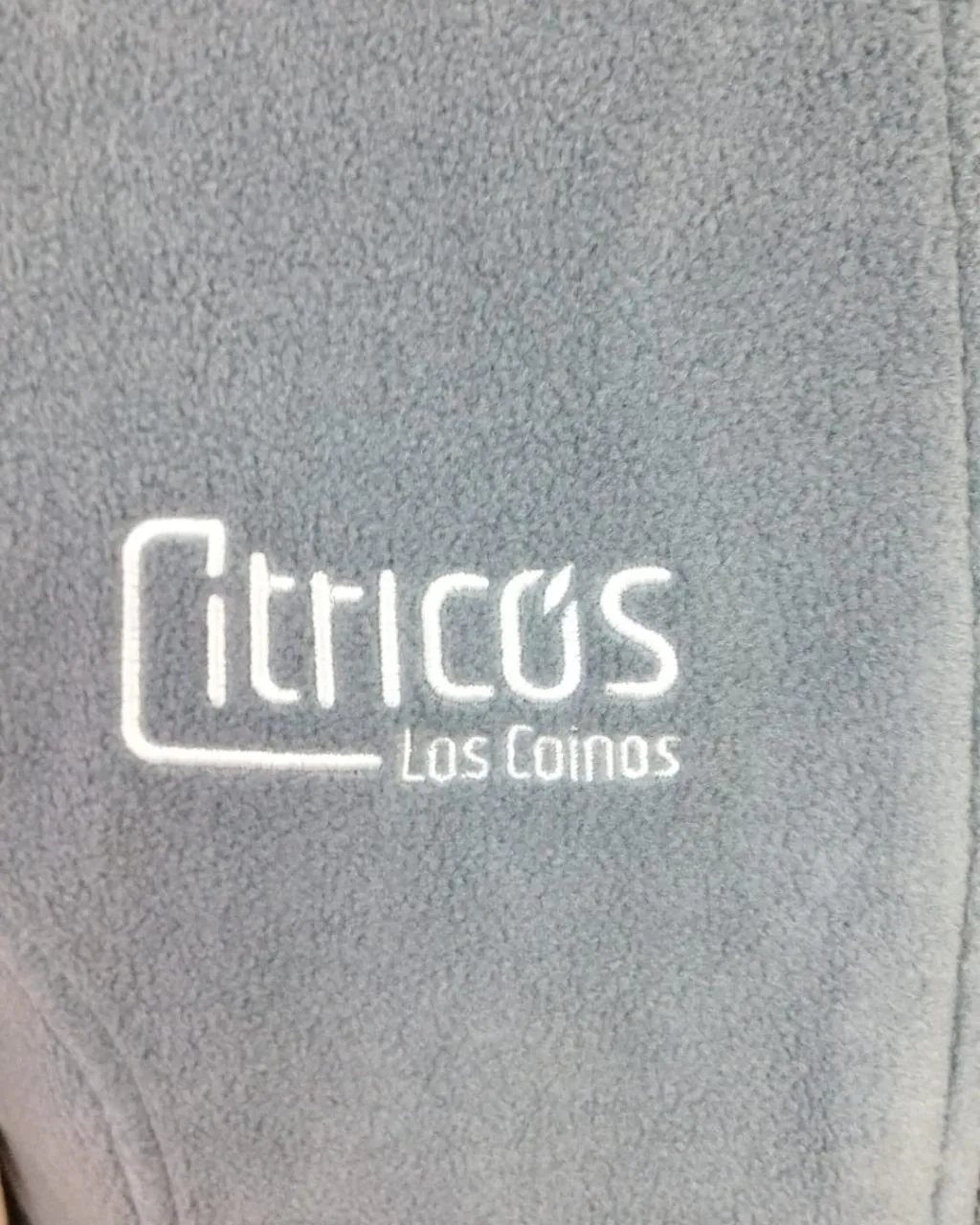 Forro polar con logotipo bordado en el pecho derecho