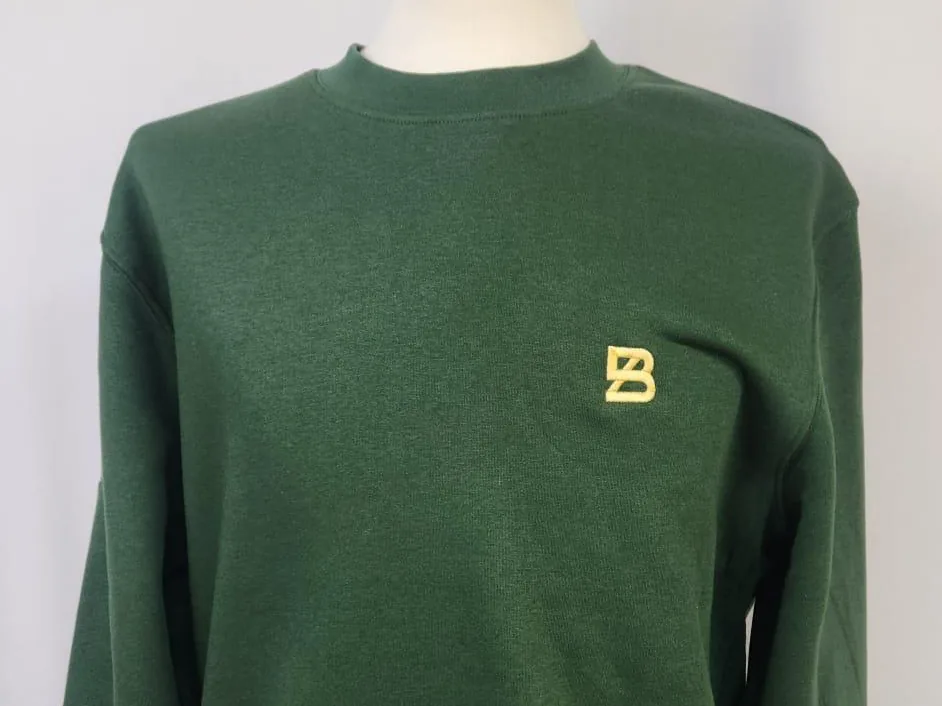 Sudadera con logotipo bordado en el pecho izquierdo