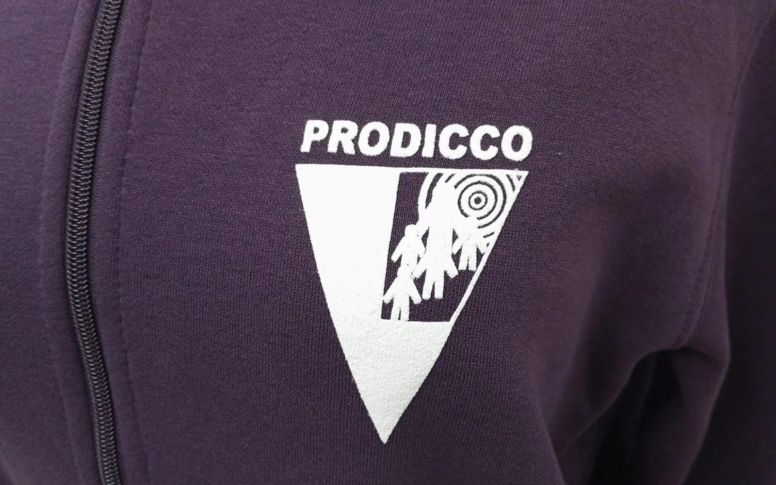 Sudadera con logotipo serigrafiado en el pecho izquierdo