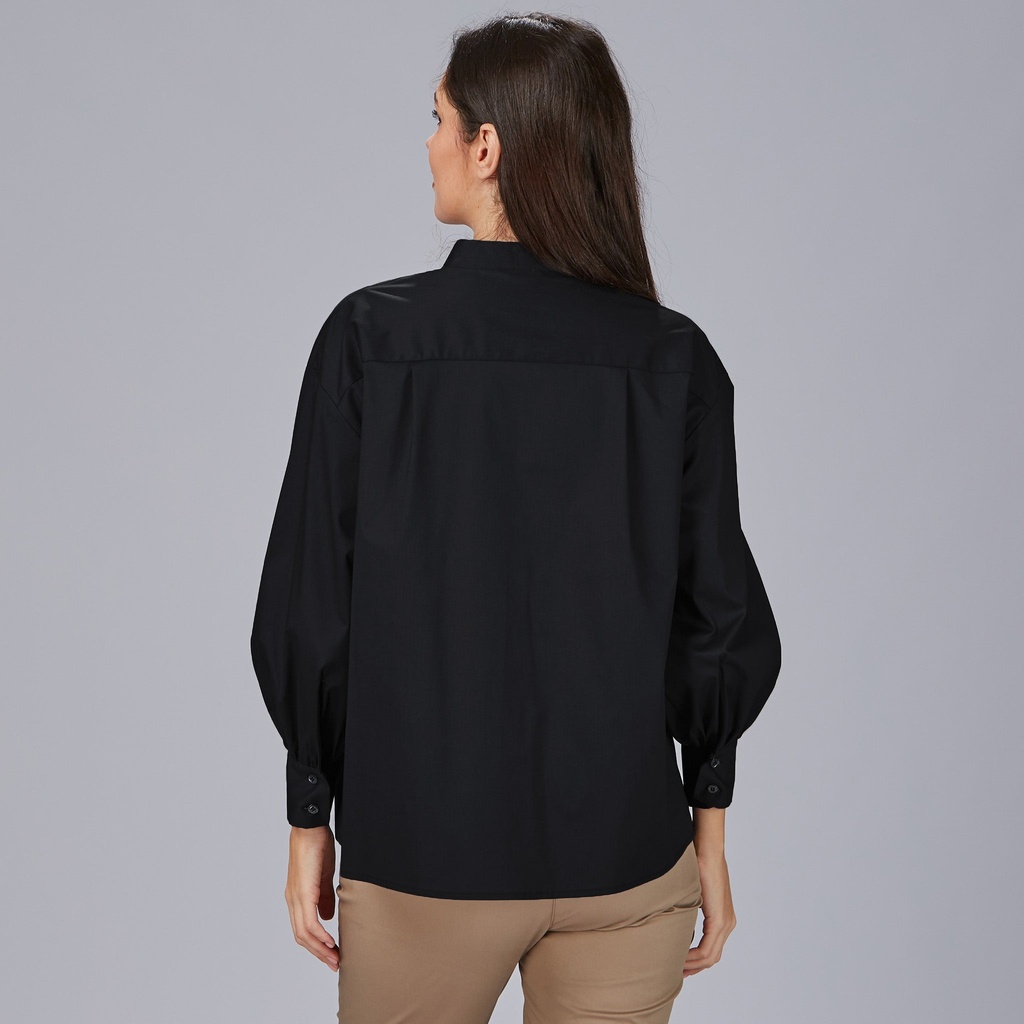 camisa-mujer-oversize-cuello-mao-manga-abullonada-maddalena-240034-3