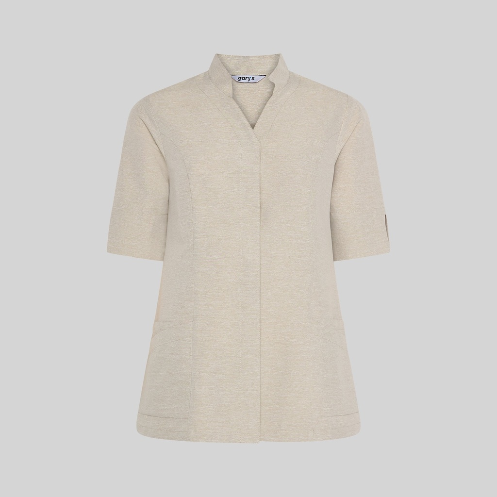 casaca-mujer-manga-corta-microfibra-jaspeado-boton-clic-cintia-cuello-lagrima-657400-2