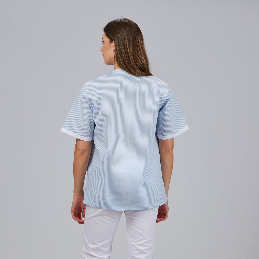 casaca-mujer-manga-corta-cerrada-rayas-pico-y-mangas-blanca-3-bolsillo-647000-2