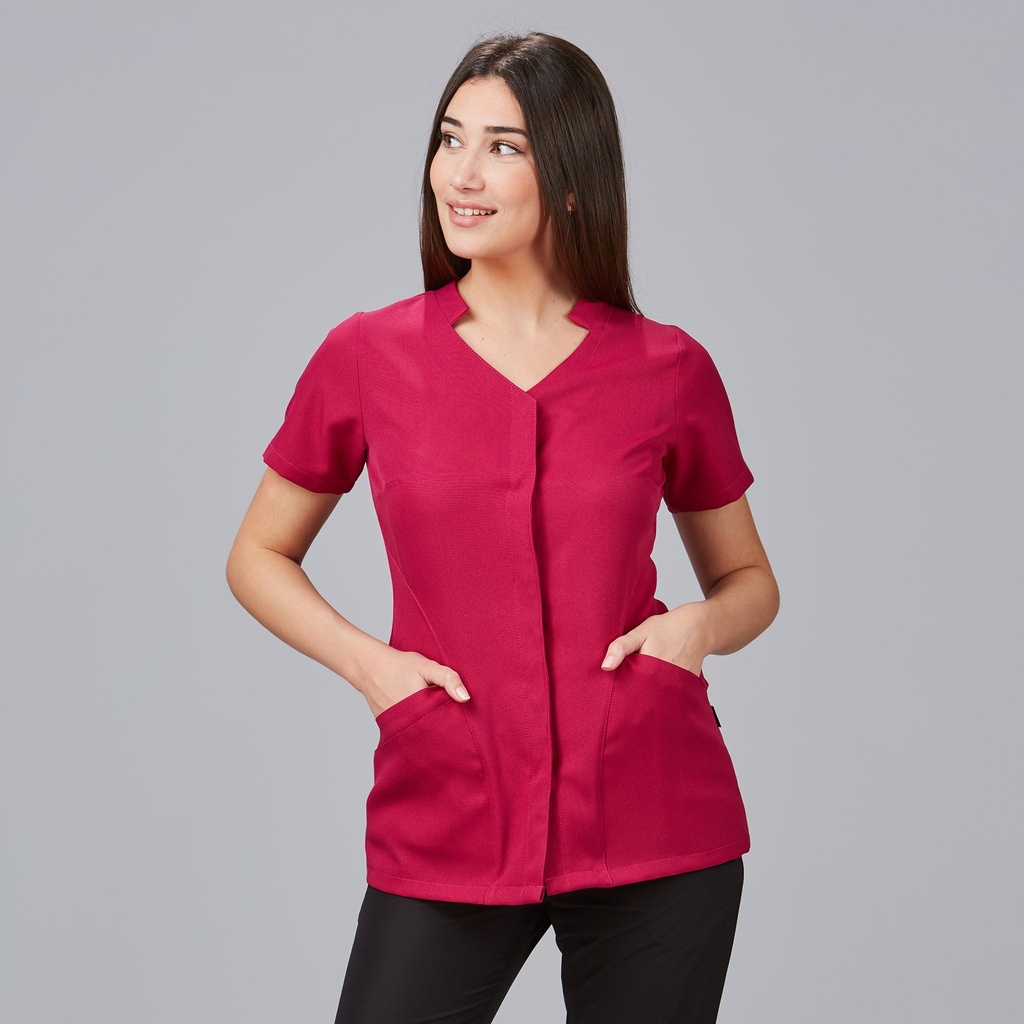 casaca-mujer-manga-corta-cuello-tirilla-y-pico-adelfa-boton-clip-ocultos-2-bols-634700-5