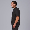 chaquetilla-cocina-manga-corta-popelin-negra-boton-pasta-917A00-1