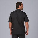 chaquetilla-cocina-manga-corta-popelin-negra-boton-pasta-917A00-2