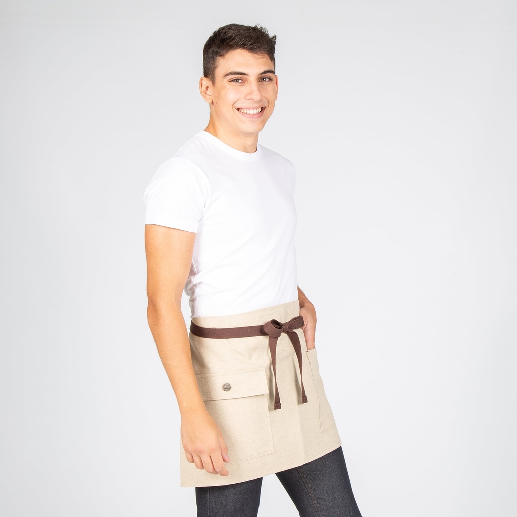 delantal-corto-beige-dos-bolsillos-ajustable-100021-1