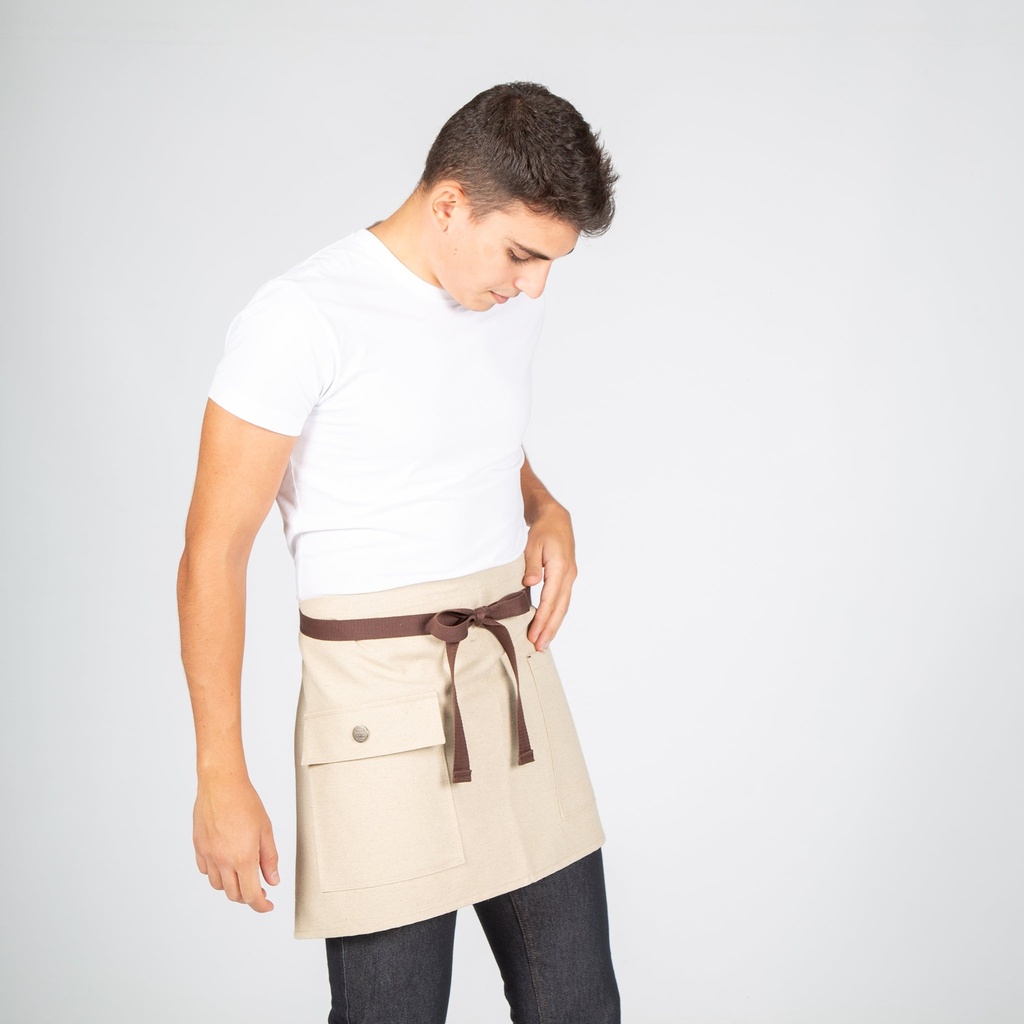 delantal-corto-beige-dos-bolsillos-ajustable-100021-3