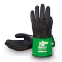 GUANTE ANTICORTE KEVLAR QUIMICO FIBRA VIDRIO 30CM LARGO PVC
