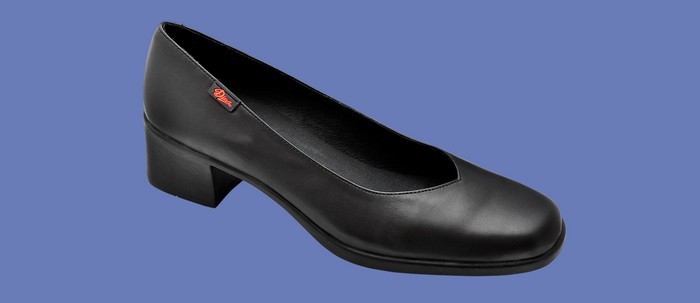 [SALON_NEGRO_35] ZAPATO SALON SUELA ANTIDELIZANTE PIEL PORCINO (35)