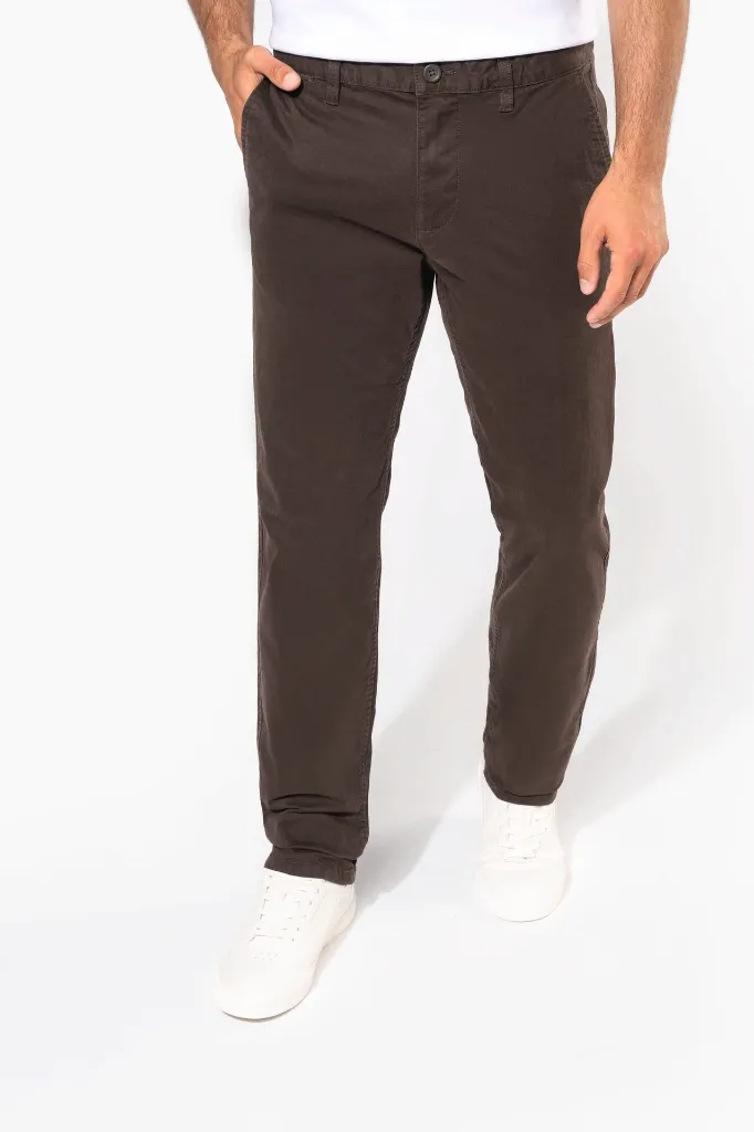 [K740_55090_80381] PANTALON CRO TIPO CHINO 98%ALGODON 2%ELASTAN 245 GR (36 FR, Black)