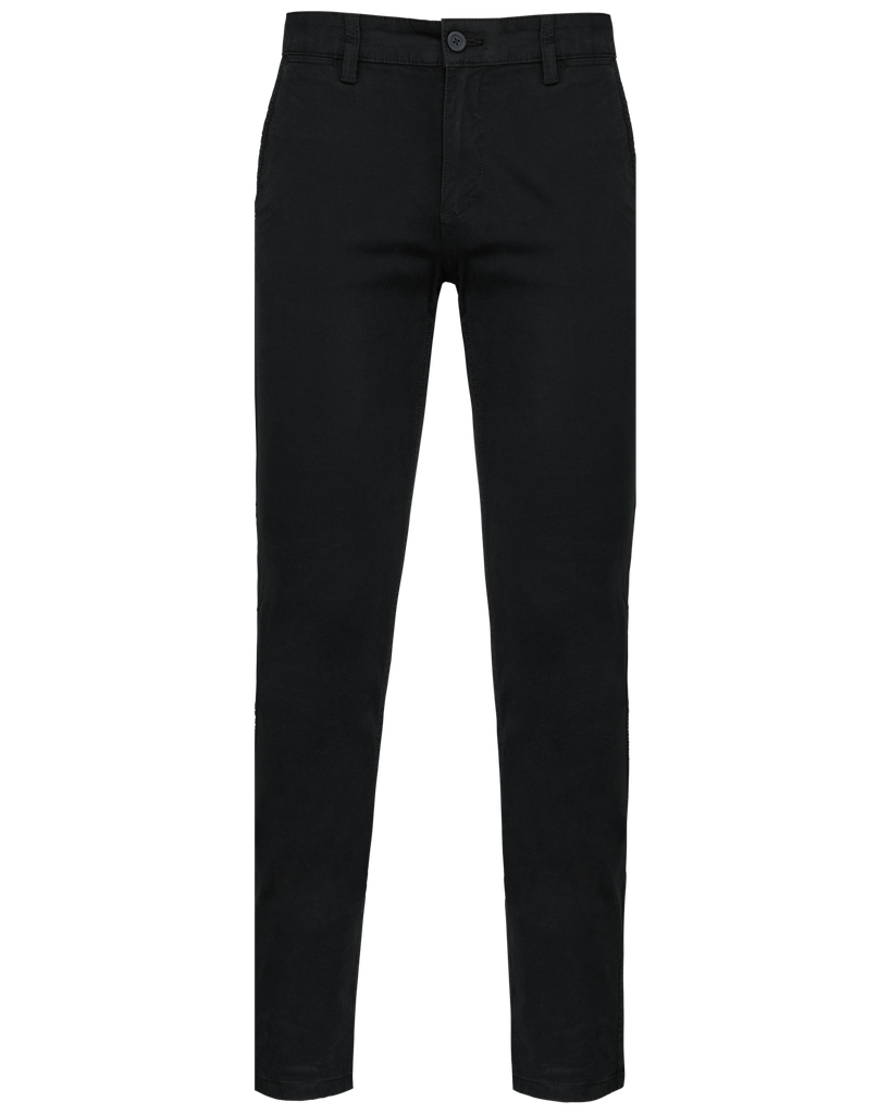 [K740_55090_80381] PANTALON CRO TIPO CHINO 98%ALGODON 2%ELASTAN 245 GR (36 FR, Black)