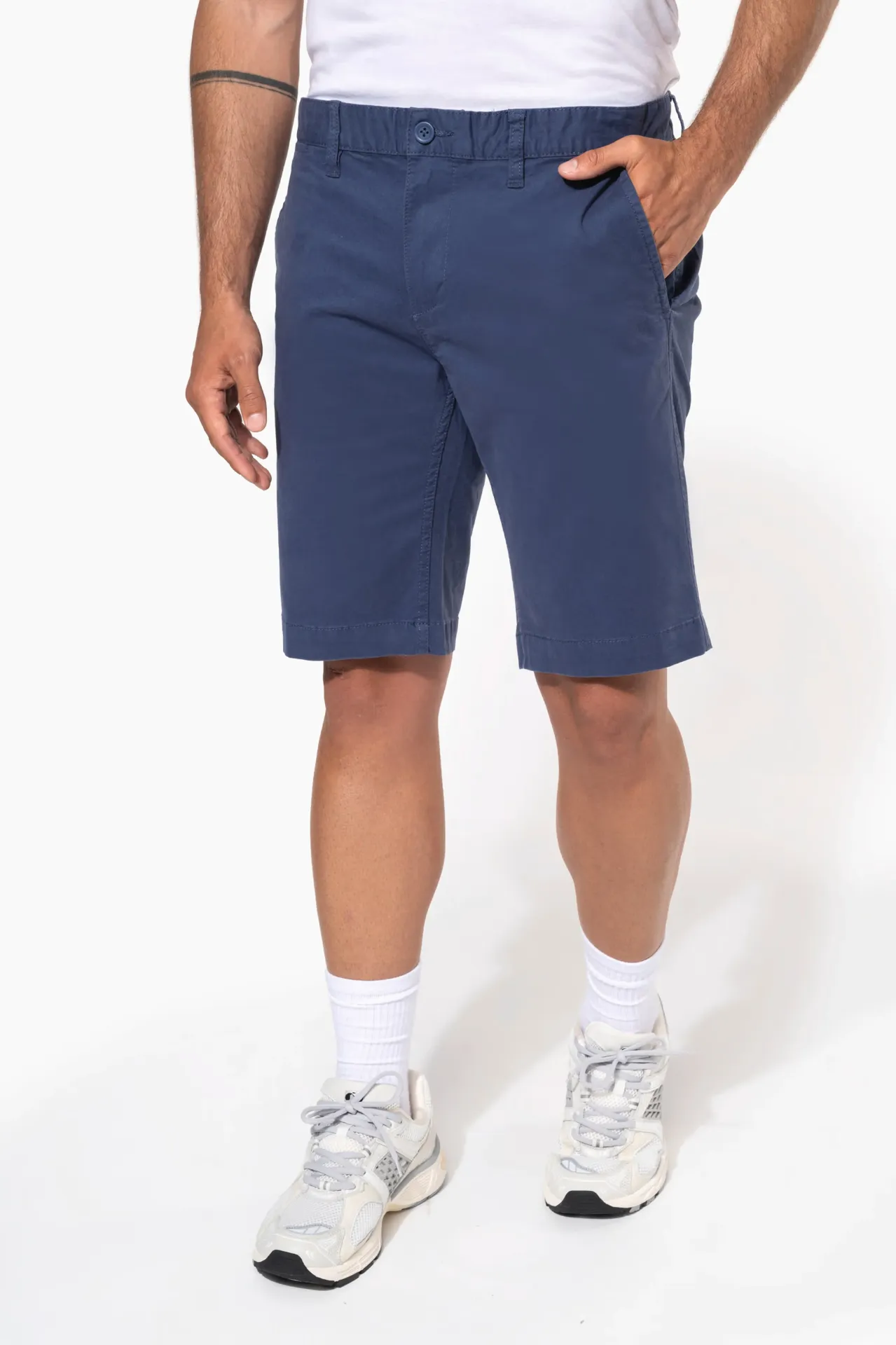 PANTALON CORTO CRO CHINO CORTE MODERNO 98%ALG 2%ELASTAN