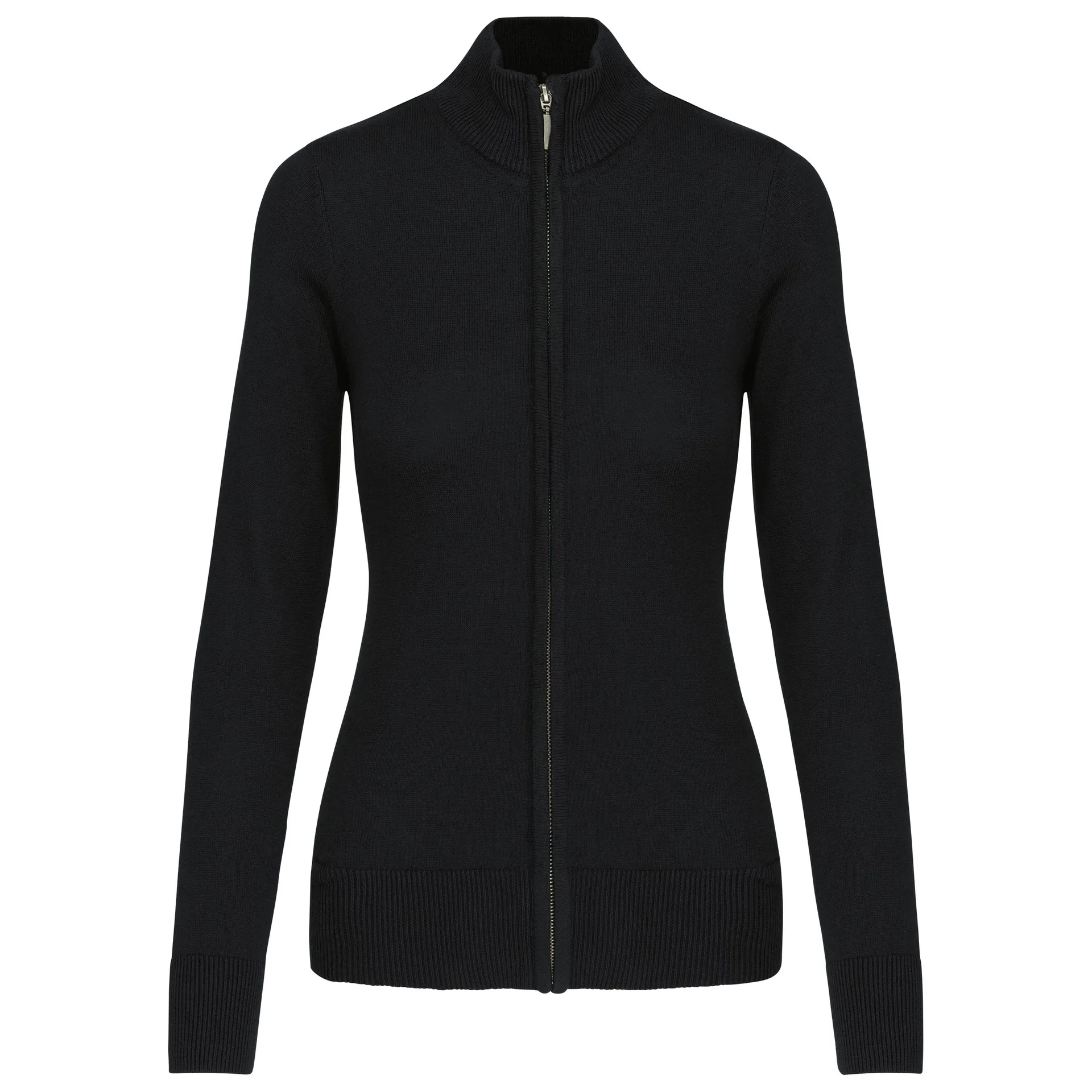 [K962_39640_39639] REBECA SRA ABIERTA CON CREMALLERA 50%ALG 50%ACRILICO 290GRAM (XS, Black)