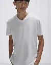 CAMISETA ALGODÓN PREENCOGIDO CUELLO PICO TU008