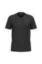 CAMISETA MANGA CORTA CUELLO PICO ALGODÓN PEINADO K357