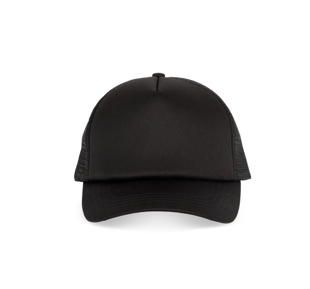 [KP111_43464_43458] GORRA TRUCKER 5 PANELES TRASERA TRANSPIRABLE (White / Fluorescent Orange)