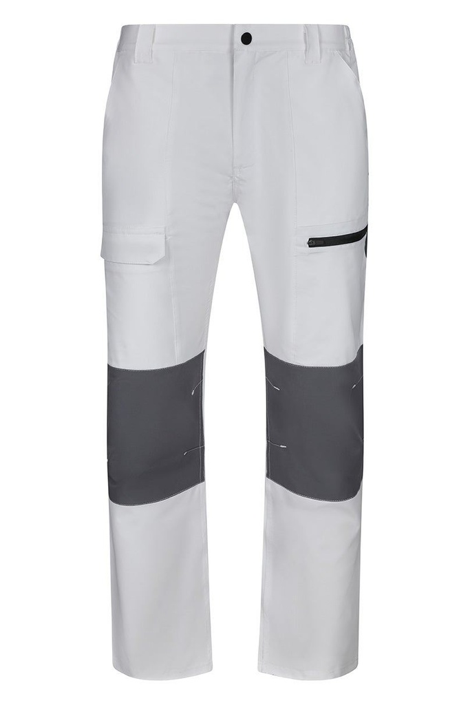 [103022S_07/08_S] PANTALON SOLID MATCH SOFT SHELL VELILLA 103022S (S, 07/08 BLANCO/GRIS)