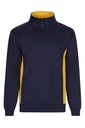 SUDADERA DE TRABAJO CON MEDIA CREMALLERA TOTAL MATCH VELILLA 105704