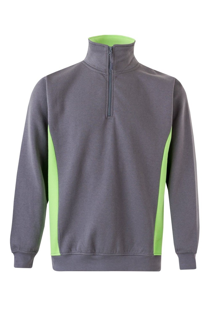 SUDADERA DE TRABAJO CON MEDIA CREMALLERA TOTAL MATCH VELILLA 105704