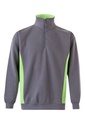 SUDADERA DE TRABAJO CON MEDIA CREMALLERA TOTAL MATCH VELILLA 105704