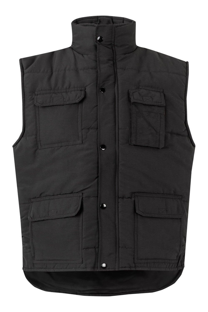 [108_00_S] CHALECO MULTIBOLSILLOS FORRADO VELILLA 108 (S, 00 NEGRO)