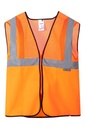 CHALECO A/V REJILLA 2 BANDAS REFLECT FLUOR CREMALLERA EN 471