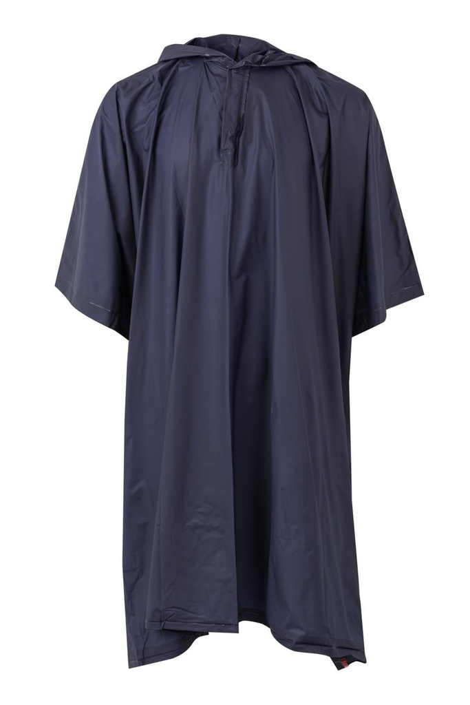 [187_01_U] PONCHO PVC IMPERMEABLE TERMOSELLADO (01 AZUL MARINO)