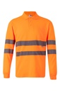 POLO CRO M/L A/V MONOCOLOR INTERIOR 100%ALGODON 100% POLIESTER EXTERIOR