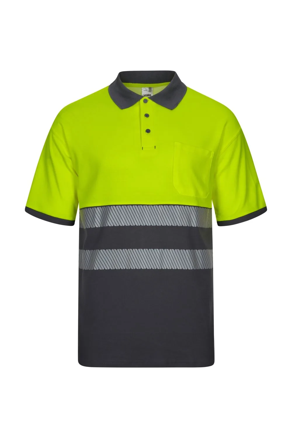 POLO M/CORTA ALTA VISIBILIDAD SEGMENTADA VELILLA 305523