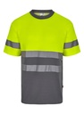CAMISETA CRO BICOLOR A/V 2 REFLECTANTE 45 %POLIESTER 55%ALGODON 150GR