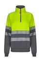 SUDADERA ALTA VISIBILIDAD MEDIA CREMALLERA SEGMENTADA VELILLA 305703