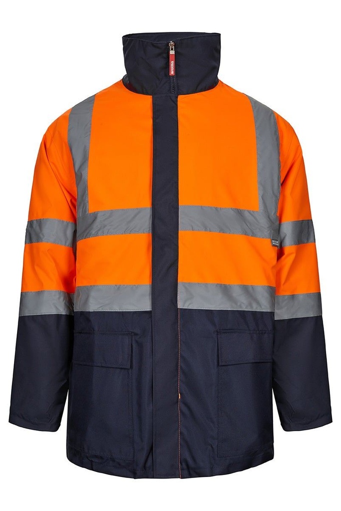 [306003_01/19_S] PARKA ALT306003A VISIBILIDAD 4 EN 1 VELILLA (S, 01/19 AZUL MARINO/NARANJA FLÚOR)