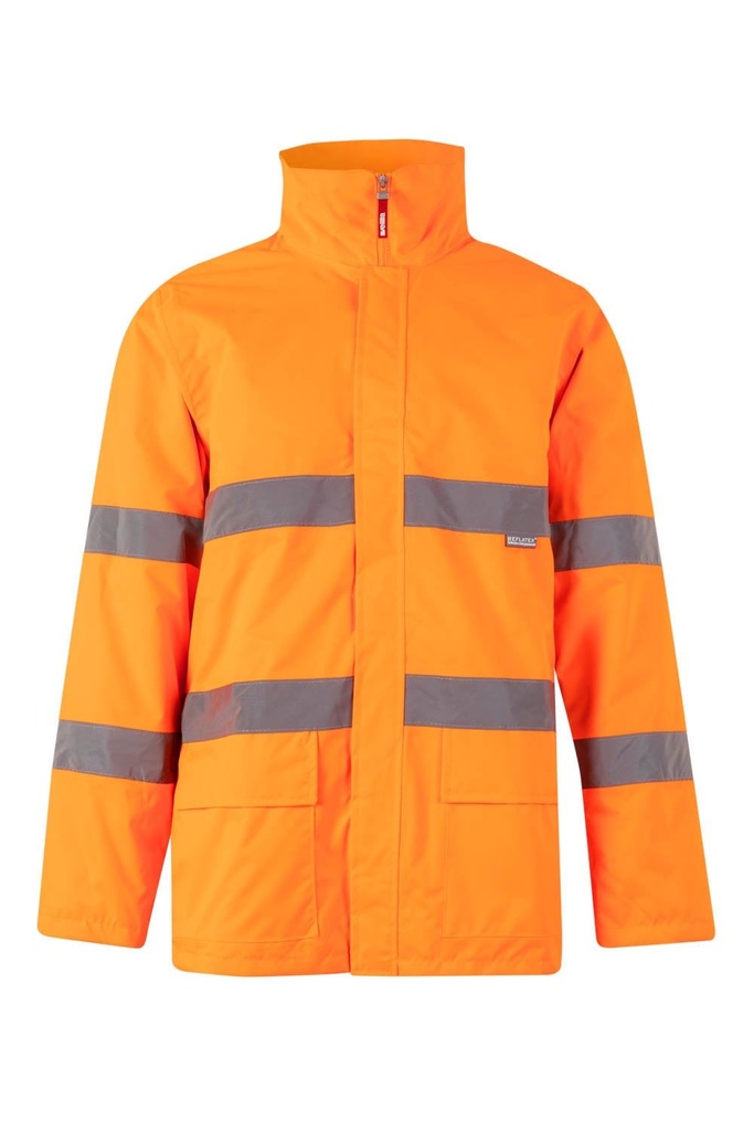 [306004_19_S] PARKA ALTA VISIBILIDAD LARGA VELILLA 306004 (S, 19 NARANJA FLÚOR)
