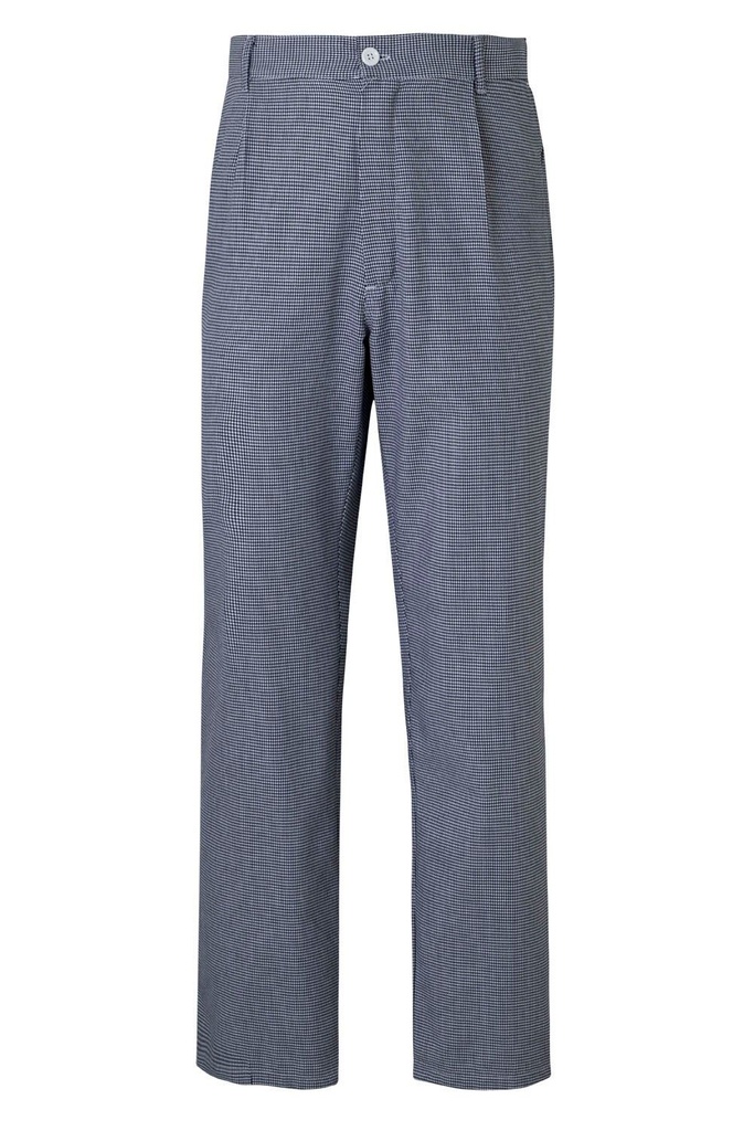 PANTALON COCINA PATA DE GALLO MEDIA GOMA 50%ALGODON