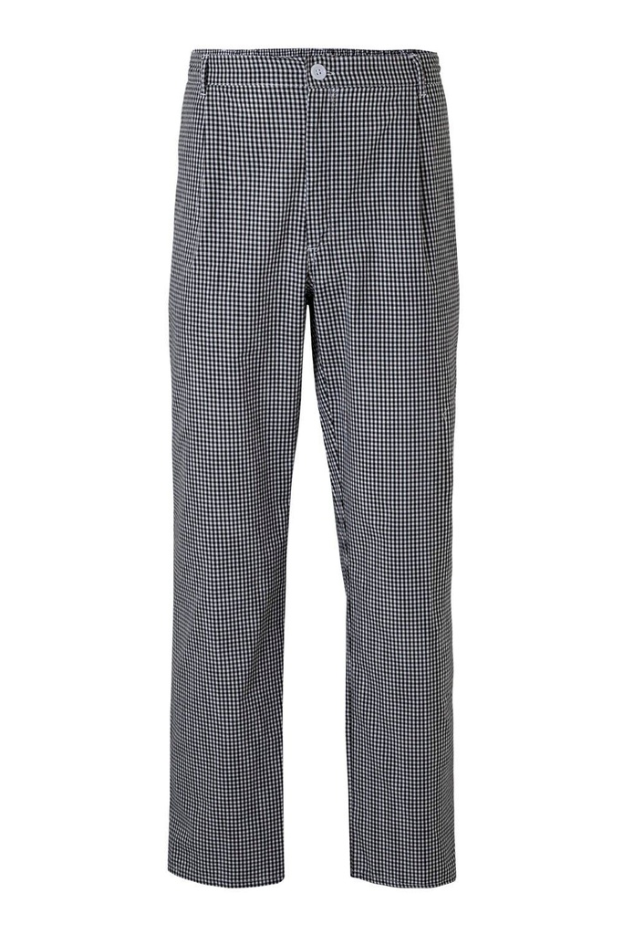 [351_00_36] PANTALON COCINA CUADRO CLASICO 67%POLIESTER 33%ALGODON (36, 00 NEGRO)