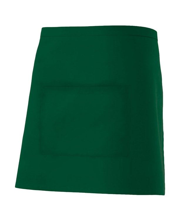MANDIL CORTO COMANDERO CINTA TELA 1 BOLSILLO CENTRAL 70X40