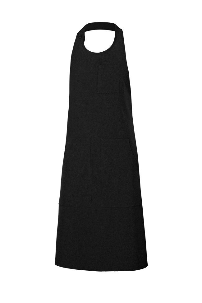 [404213_00_U] DELANTAL PETO SOMELIER REGULABLE 3 BOLSILLOS 100% POLIESTER (00 NEGRO)