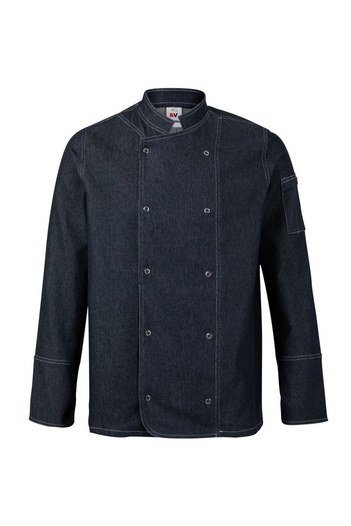 CHAQUETILLA COCINA M/L VAQUERA ELASTICA BOTON CLIC 260GR