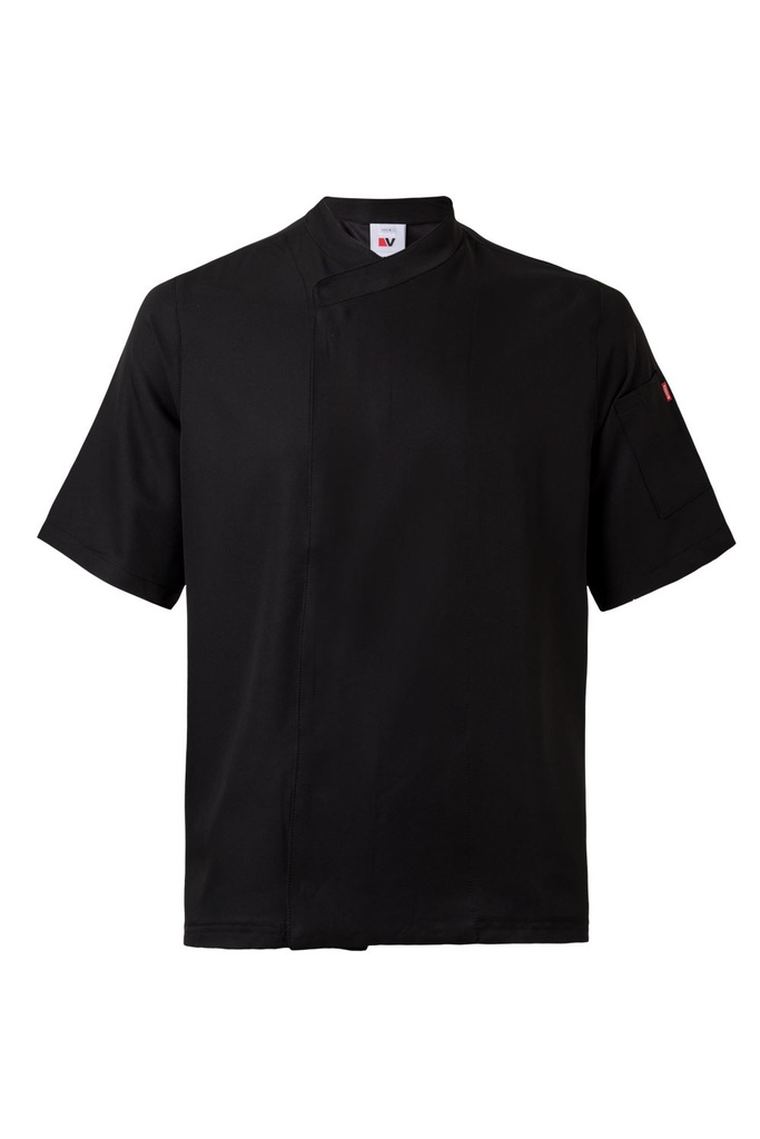 [405209_00_XS] CHAQUETILLA COCINA M/CORTA MICROFIBRA ESPALDA COOLMAX VELILLA 405209 (XS, 00 NEGRO)