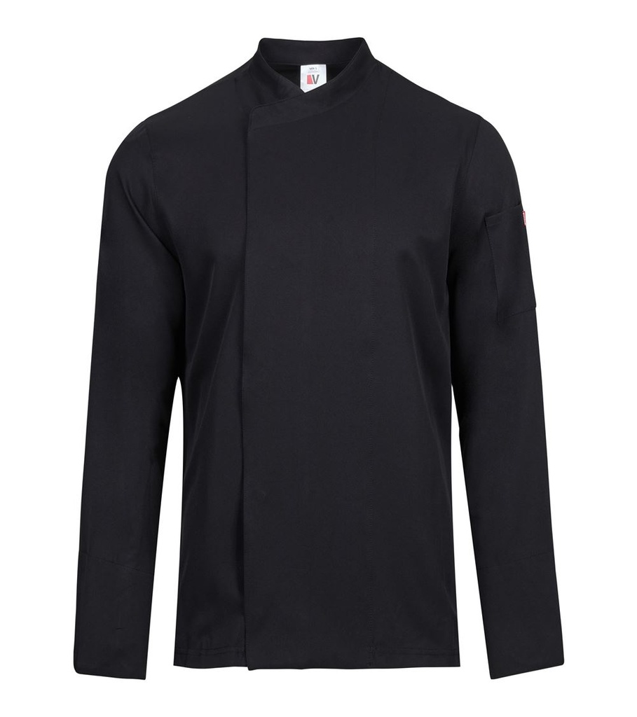 [405210_00_XS] CHAQUETILLA COCINA M/LARGA MICROFIBRA ESPALDA COOLMAX VELILLA 405210 (XS, 00 NEGRO)