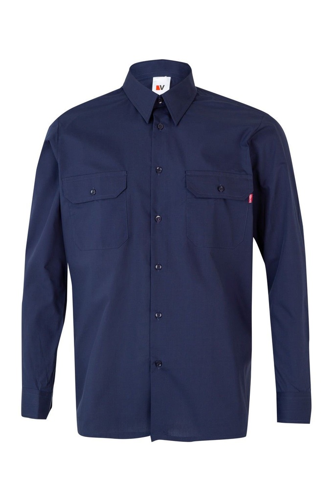 [520_01_S] CAMISA M/LARGA 2 BOLSILLOS VELILLA 520 (S, 01 AZUL MARINO)