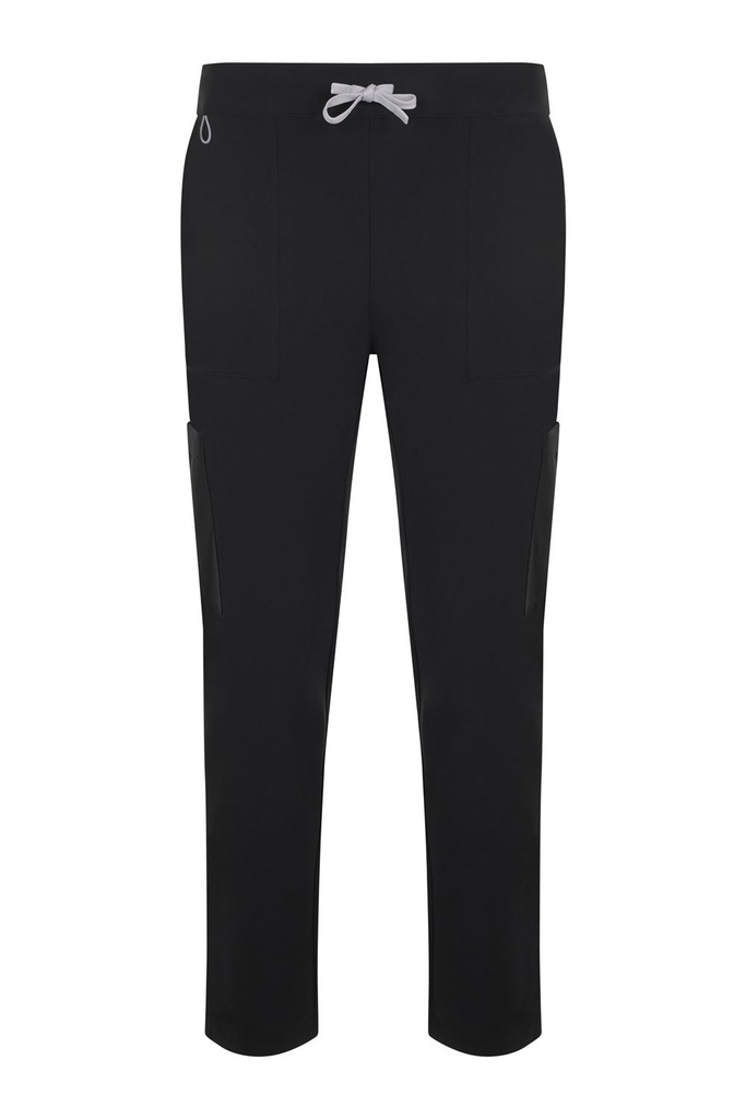 [533020S_00_XS] ATLAS - Pantalón Pijama PureStretch Recto Unisex Velilla 533020S (XS, 00 NEGRO)
