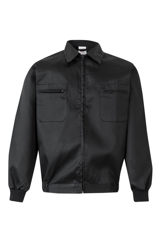 [61601_00_48] CAZADORA CREMALLERA CLASICA 2 BOLSILLOS PUÑOS ELASTICO (48, 00 NEGRO)