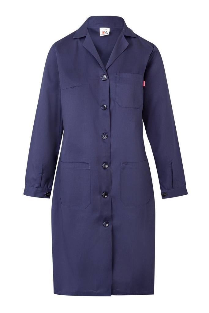 [908_01_38] BATA MUJER MANGAS LARGAS  VELILLA 908 ENTALLADA 3 BOLSILLOS (38, 01 AZUL MARINO)