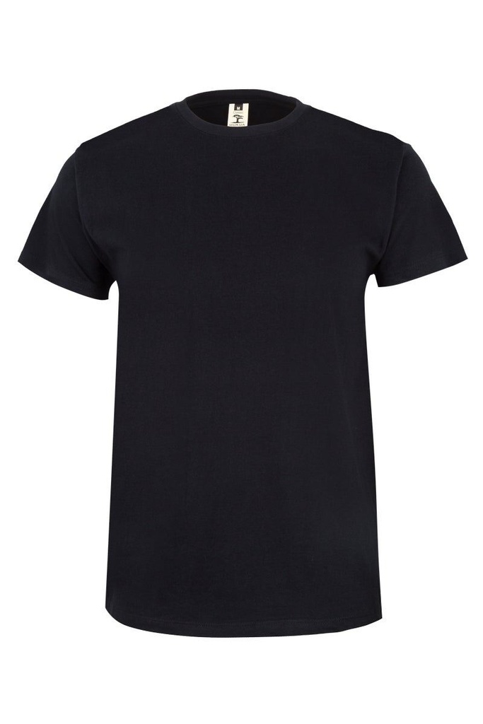 [MK022CV_200_XS] CAMISETA CRO 100% ALGODON 155 GR MELBOURNE  TUBULAR CLASSIC (XS, 200 BLACK)