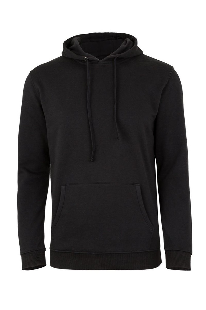 [MK605V_200_XS] SUDADERA CRO CAPUCHA BOLSILLO CANGURO 270GR 60% ALGODON 40%POLIESTER SIDNEY (XS, 200 BLACK)