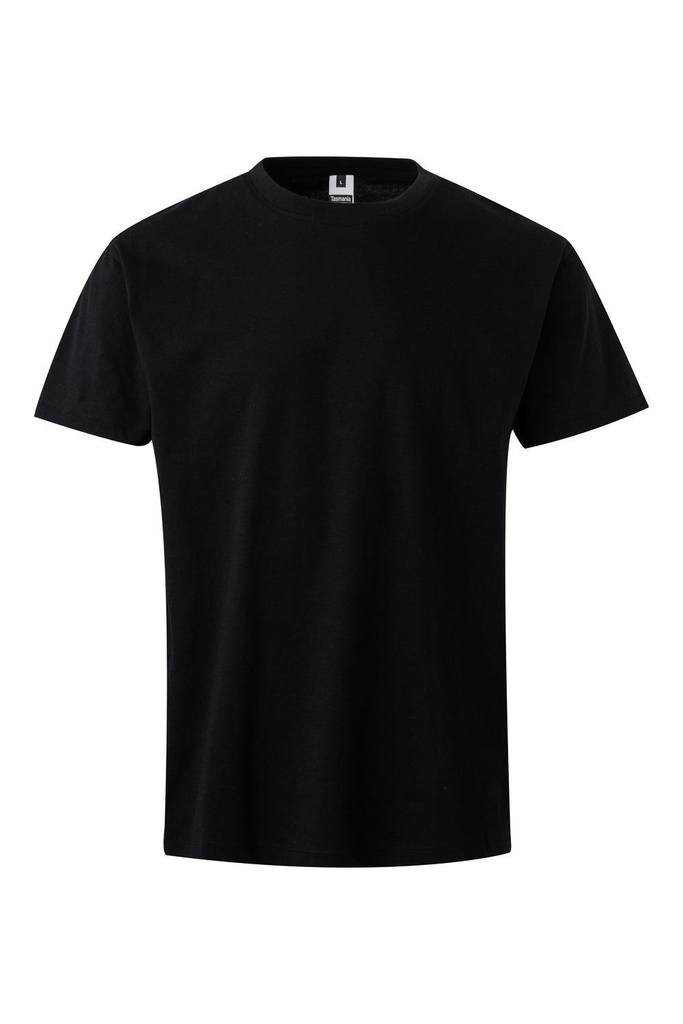 [TS150UC_200_S] CAMISETA CRO 100% ALGODON 150 GR TASMANIA TUBULAR (S, 200 BLACK)