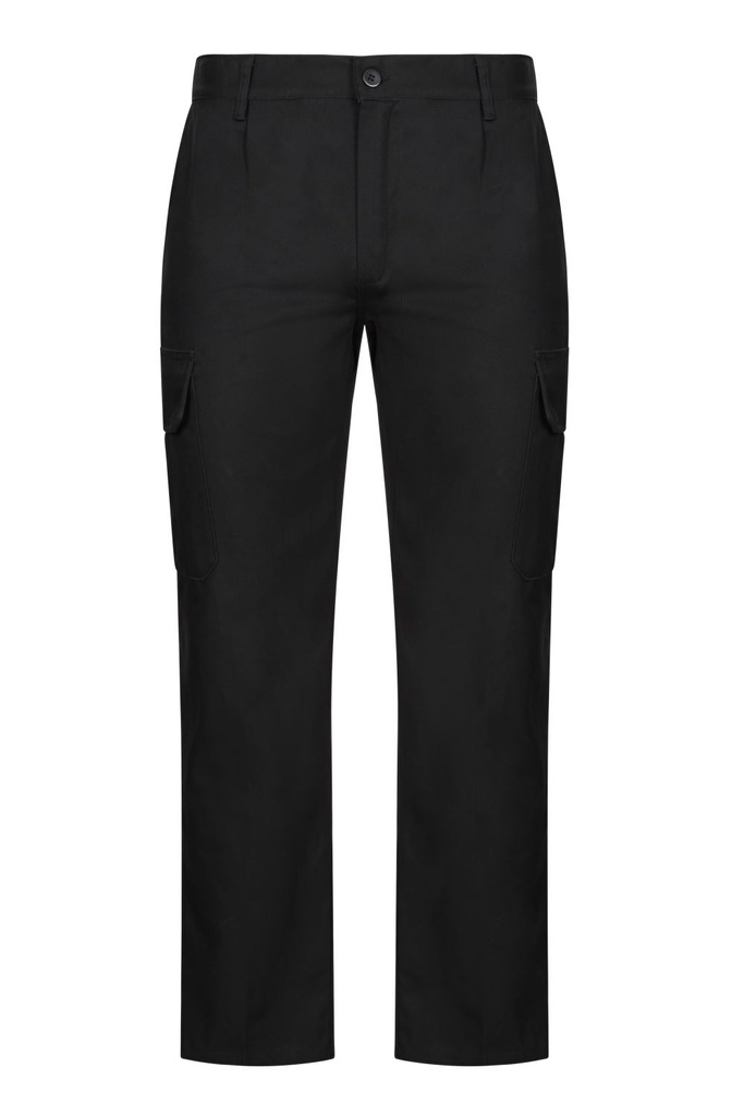 [103013_00_36] PANTALÓN SLIM FIT MULTIBOLSILLOS CON CINTURILLA ELÁSTICA 103013 (36, 00 NEGRO)